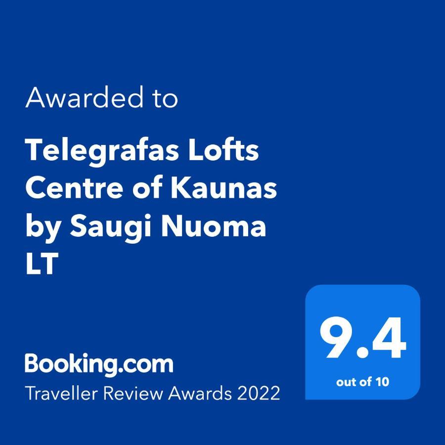 Telegrafas Lofts Centre Of Kaunas By Strazdo Telegrafas Daire Dış mekan fotoğraf